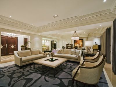 北滨郡府-128㎡-现代风效果图