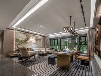 嘉和丽景-113㎡-现代风效果图