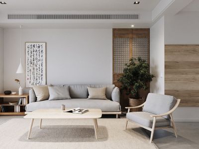 绿景美景广场-97㎡-现代风效果图