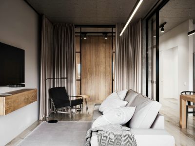 仁恒公园世纪-83㎡-现代风效果图