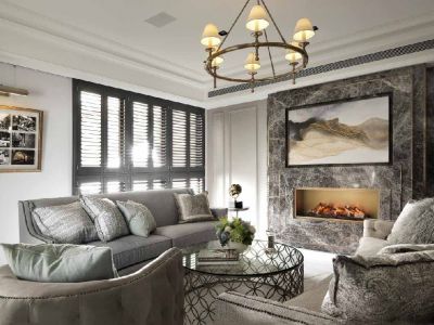 大族云峰-359㎡-新古典风效果图