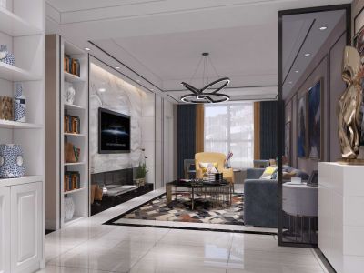 潘家园南里-127㎡-现代风效果图