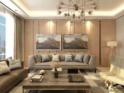 南庭新苑北区-85㎡-现代风效果图