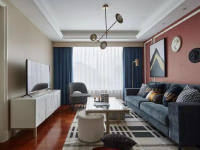 新希望锦官府-110㎡-北欧风效果图