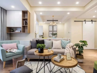 青秀阅山-68㎡-北欧风效果图