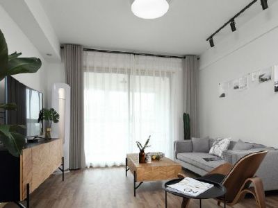 天誉南庭-102㎡-简约风效果图