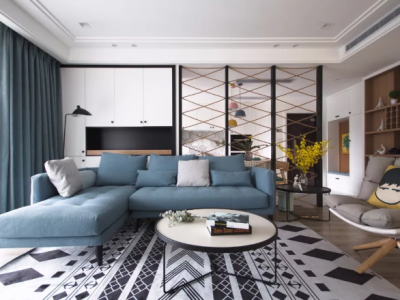 万科天荟-105㎡-现代风效果图