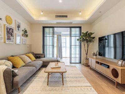 澳龙名城-112㎡-北欧风效果图