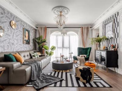 金强欧郡-124㎡-法式风效果图