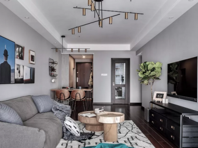 时代金悦-91㎡-北欧风效果图