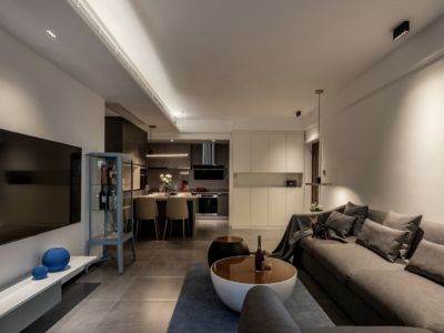 金强欧郡-89㎡-现代风效果图