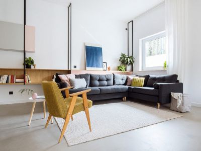 金科天宸-110㎡-现代风效果图