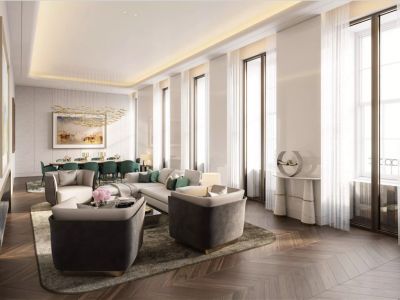 香木林望江兰庭-200㎡-轻奢风效果图