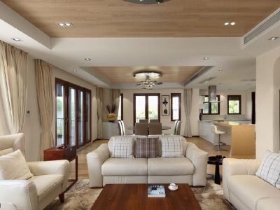 半山卫城-600㎡-美式风效果图