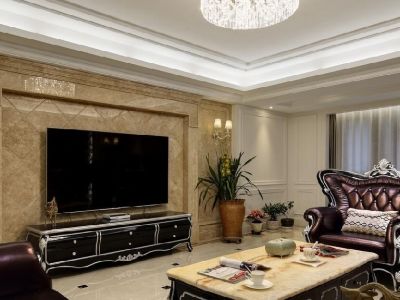 远大中央公园-330㎡-混搭风效果图