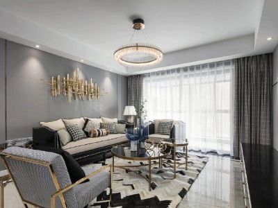 上东锦城A区-132㎡-美式风效果图