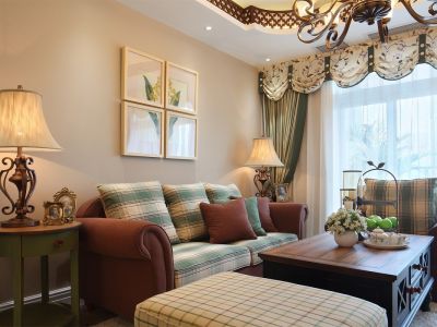 金安花苑-79㎡-田园风效果图