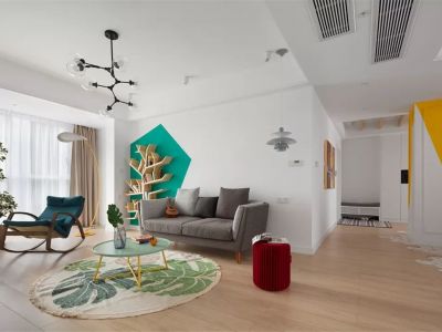 浅水半岛-106㎡-现代风效果图