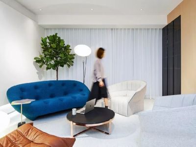 办公室-500㎡-现代风效果图