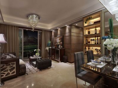 理想之城-112㎡-欧式风效果图