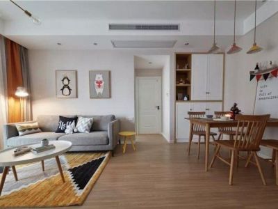 美苑-96㎡-简约风效果图