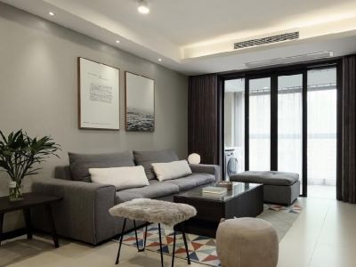 绿地国际花都-135㎡-现代风效果图