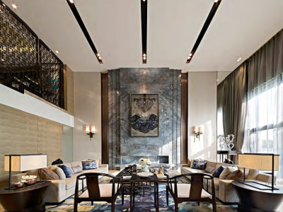 卧龙谷壹号-210㎡-新中式风效果图