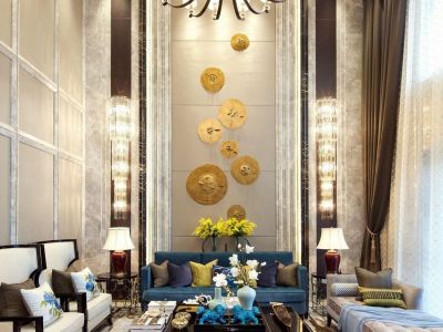 德商锦江天玺-450㎡-欧式风效果图