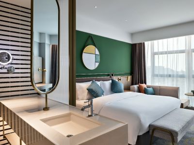 酒店-2000㎡-轻奢风效果图