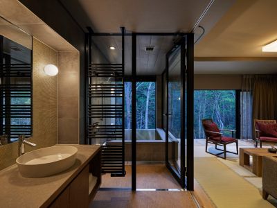 温泉酒店-5000㎡-日式风效果图