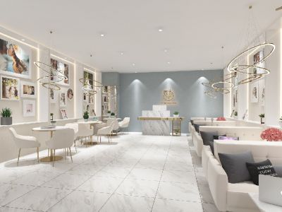 婚纱店-120㎡-现代风效果图