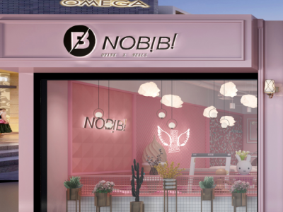 NOB奶茶店-80㎡-现代风效果图
