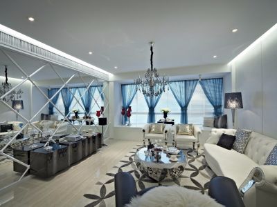 五津望江名门-140㎡-新古典风效果图