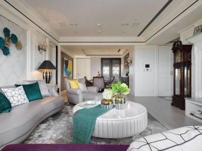 南阳盛世-107㎡-欧式风效果图