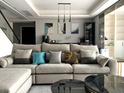 蓝光雍金阁-220㎡-现代风效果图