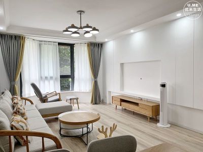 深越花园-98㎡-简约风效果图