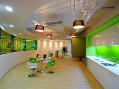 科技办公室-3500㎡-现代风效果图