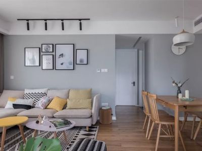 华润二十四城柒公馆-95㎡-北欧风效果图