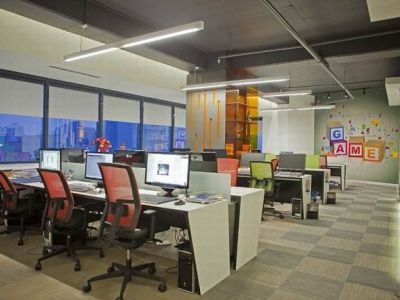 办公室-960㎡-现代风效果图