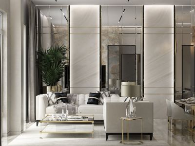 金强欧郡-118㎡-轻奢风效果图