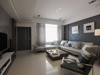 万科国宾润园-126㎡-港式风效果图