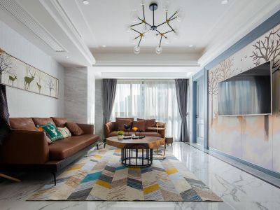 中海九号公馆-169㎡-轻奢风效果图