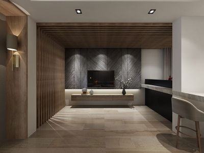 建发泱墅-370㎡-现代风效果图