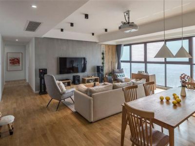 天誉花园-137㎡-北欧风效果图