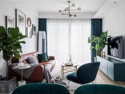 中铁西子香荷-92㎡-轻奢风效果图