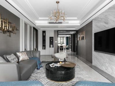 堰山和畔-135㎡-欧式风效果图