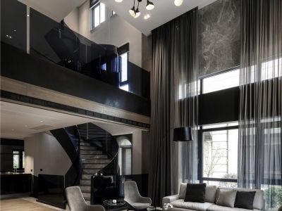 国信净月府-289㎡-现代风效果图