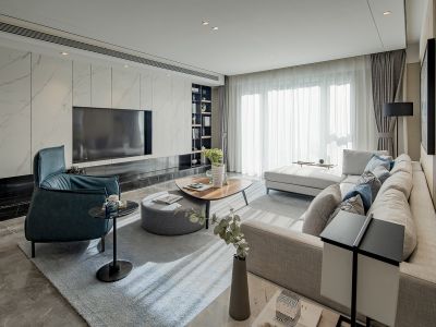 恒大御水庄园-194㎡-现代风效果图