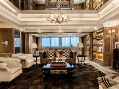 中铁城-180㎡-欧式风效果图