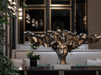 西城壹号售楼处设计-400㎡-奢华风效果图